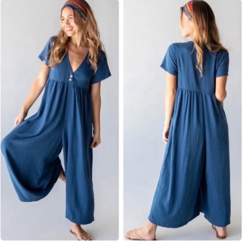 Blue Women's Jumpsuit